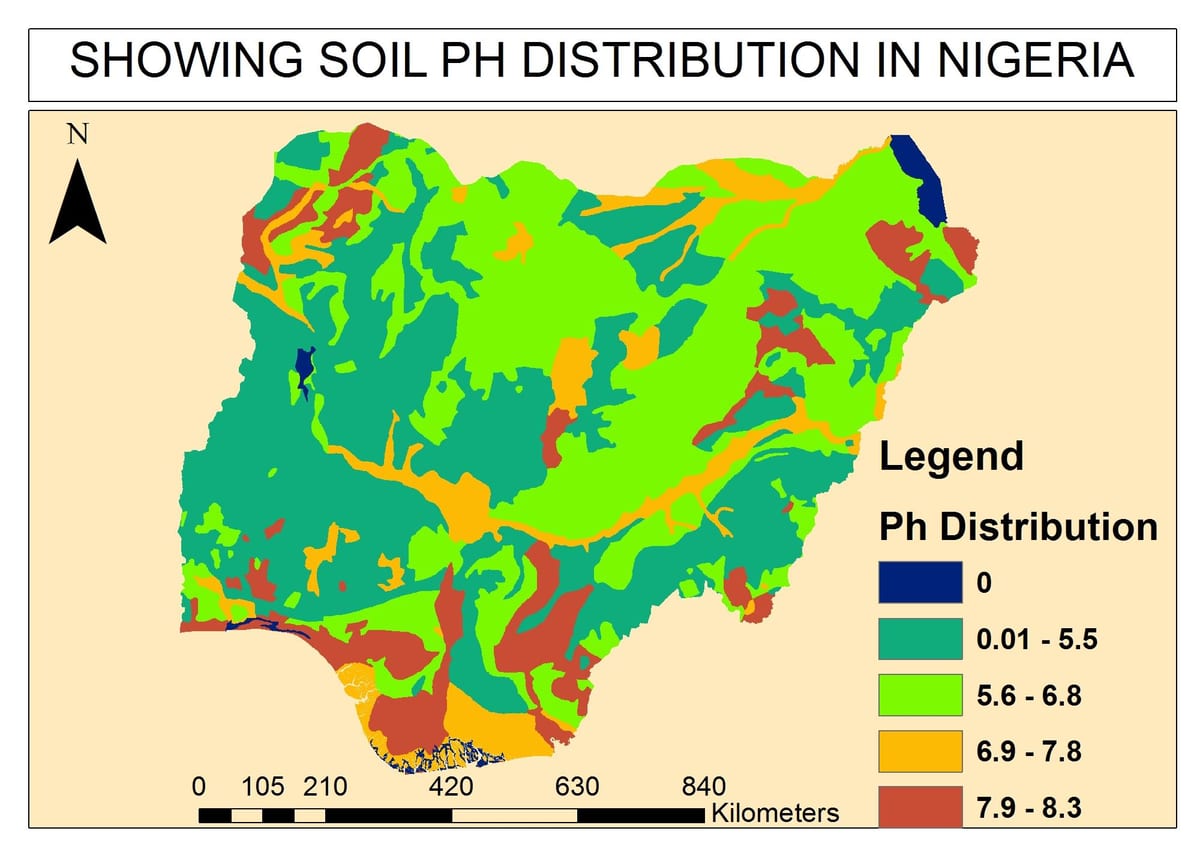 نقشه از خاک نیجریه