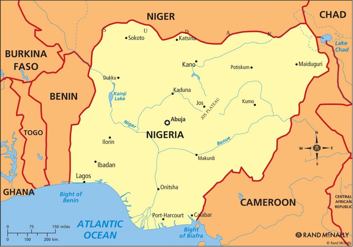 نیجریه نقشه