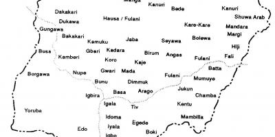 قرعه کشی نیجریه نقشه
